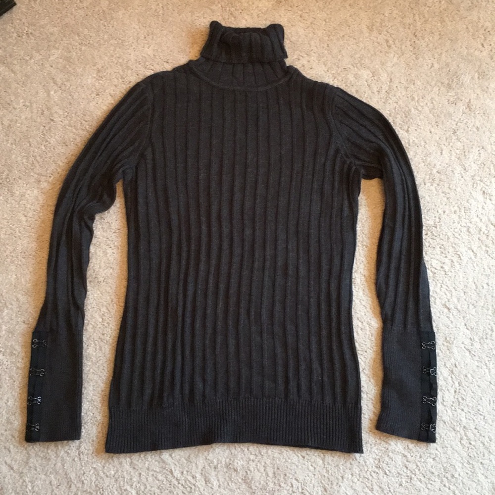 Heather gray sweater